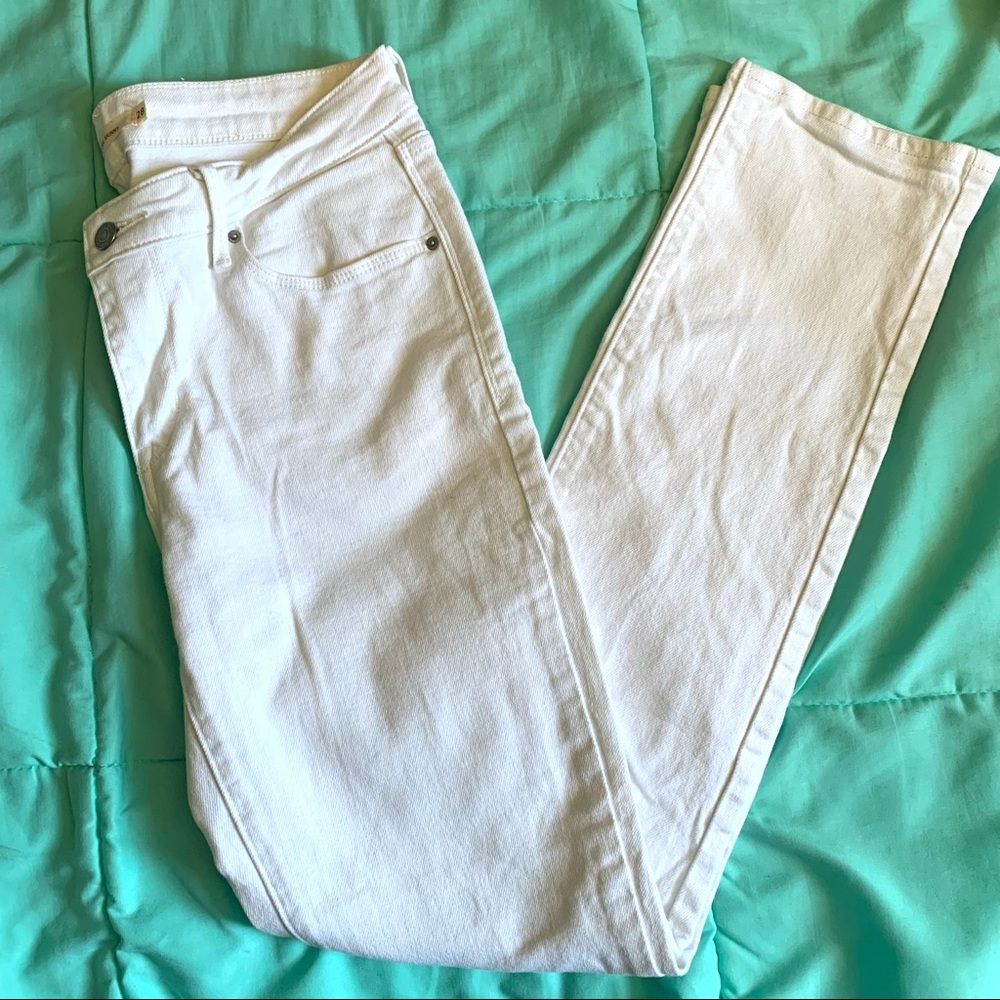 Levi Strauss White Skinny Jeans
